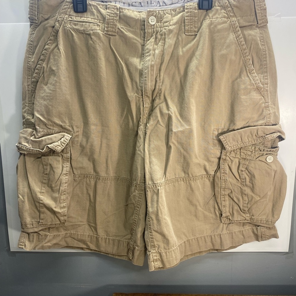 Nautica Men's Cargo Shorts in Tan